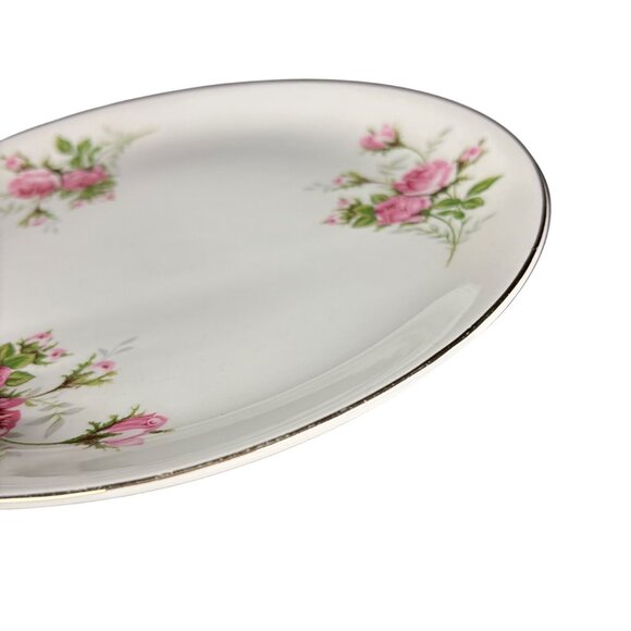 Royal Wilton 22K Gold Trim Vintage Floral Plate 10 Inch Round - Picture 3 of 8